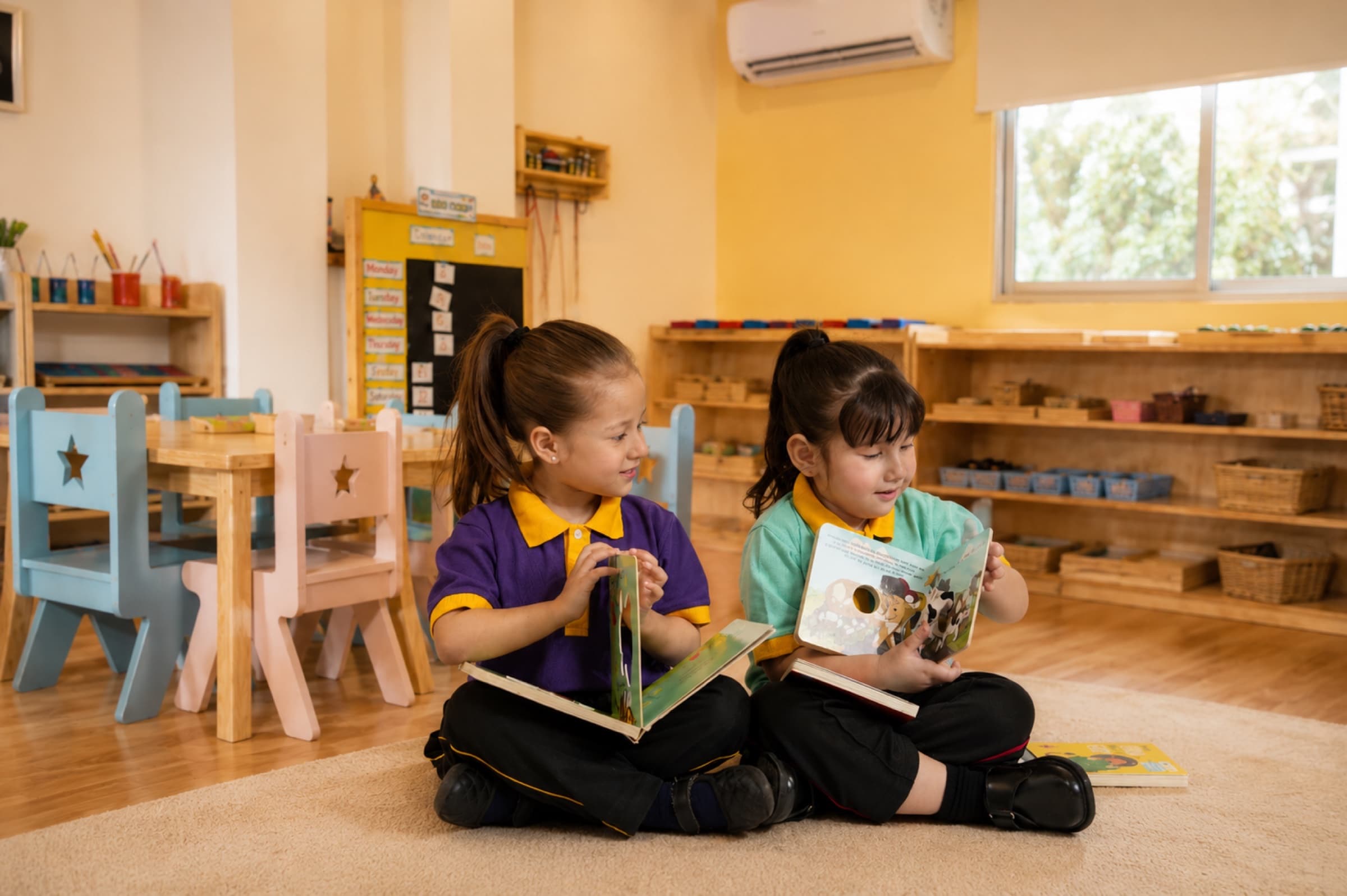 Montessori-inspired learning at The Aster School